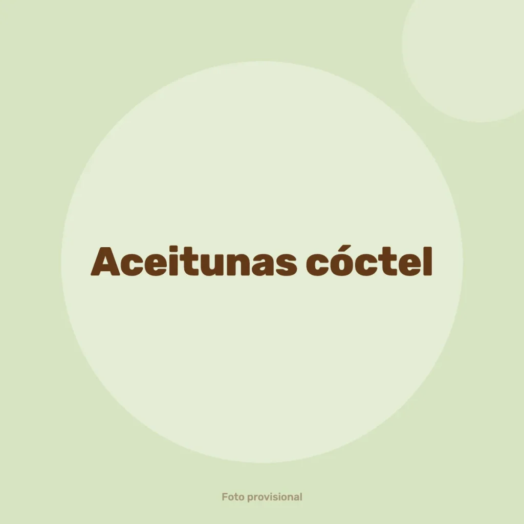 Aceitunas cóctel