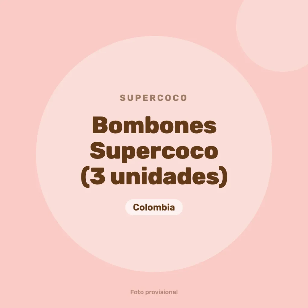 Bombones Supercoco (3 unidades)