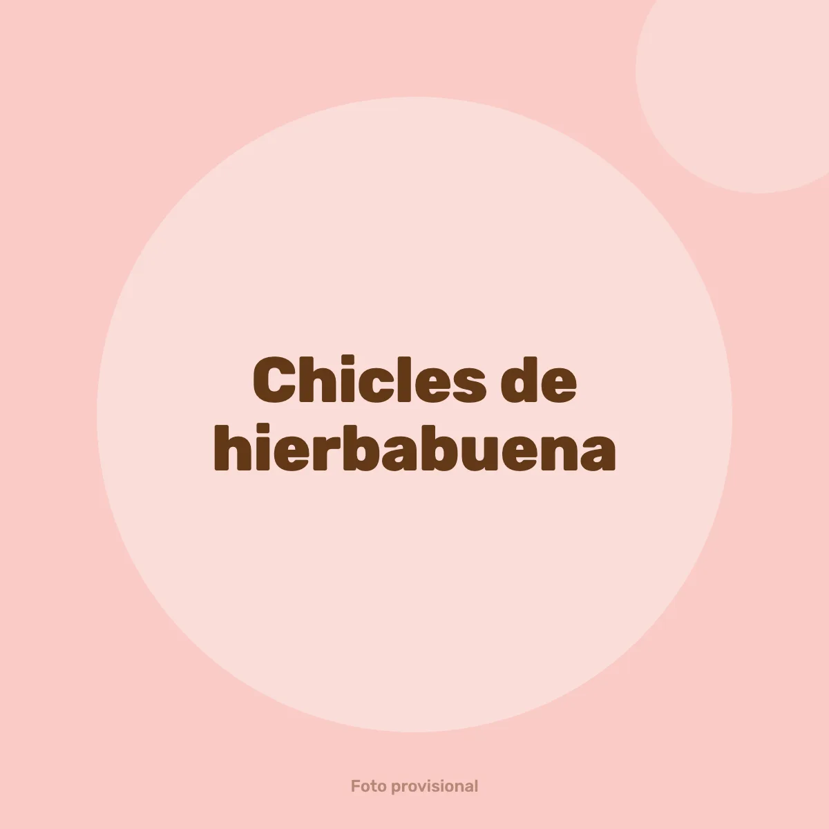 Chicles de hierbabuena