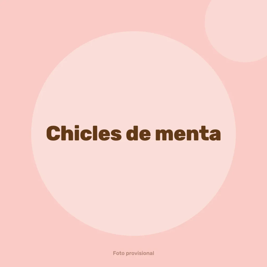 Chicles de menta