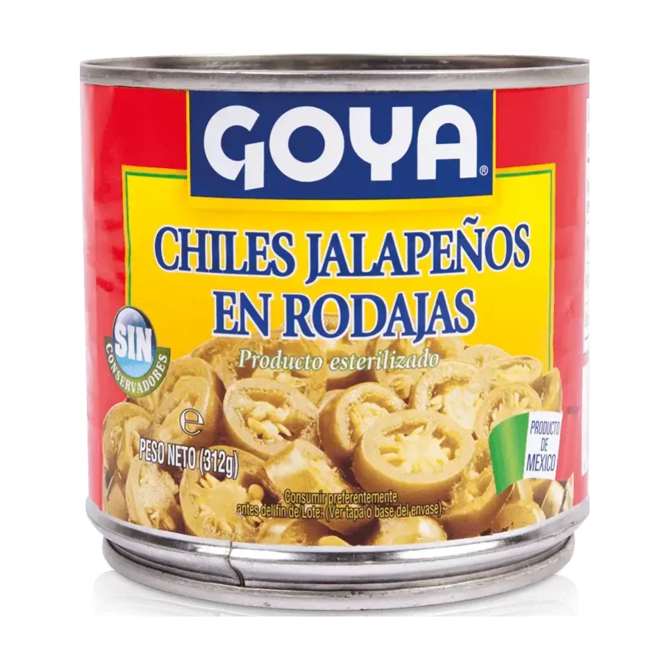 Chiles jalapeños en rodajas Goya