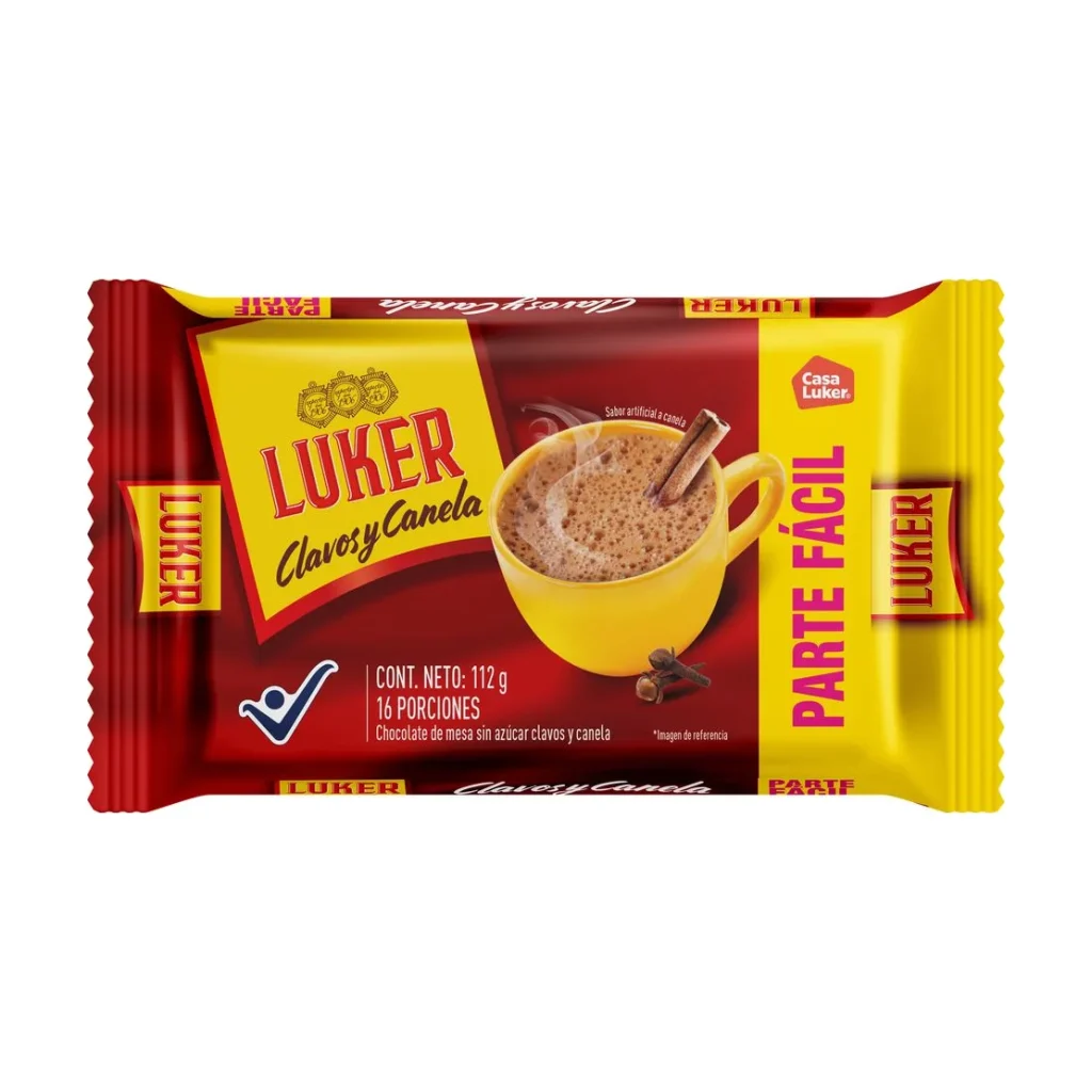 Chocolate Luker clavo y canela 112 g