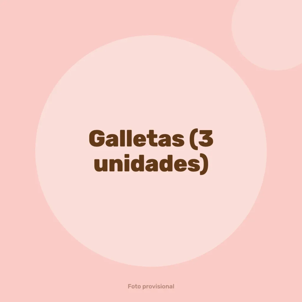 Galletas (3 unidades)