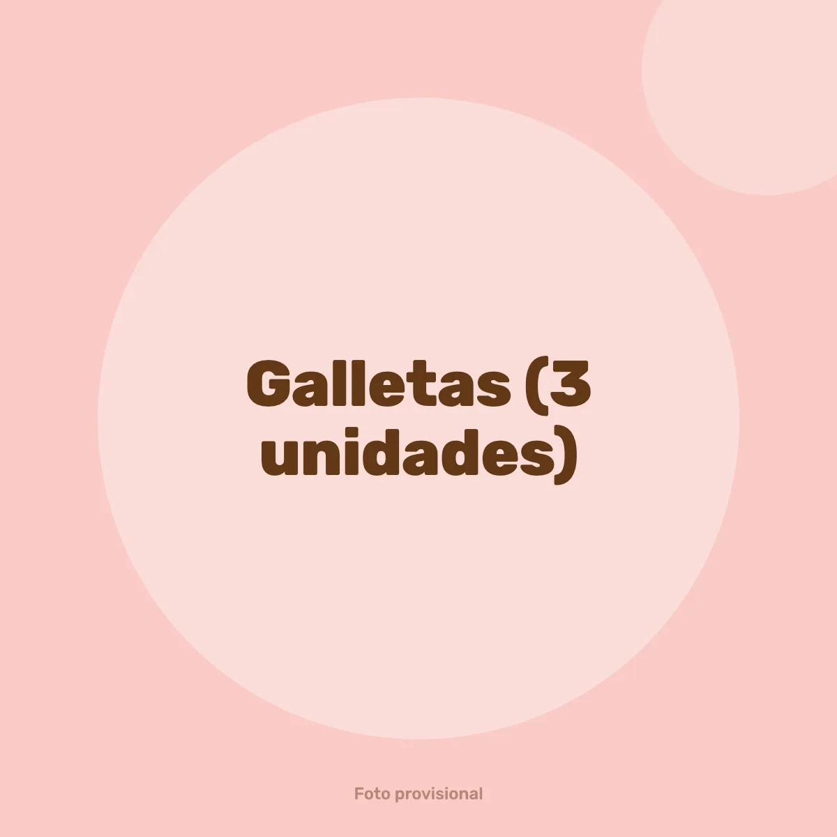 Galletas (3 unidades)