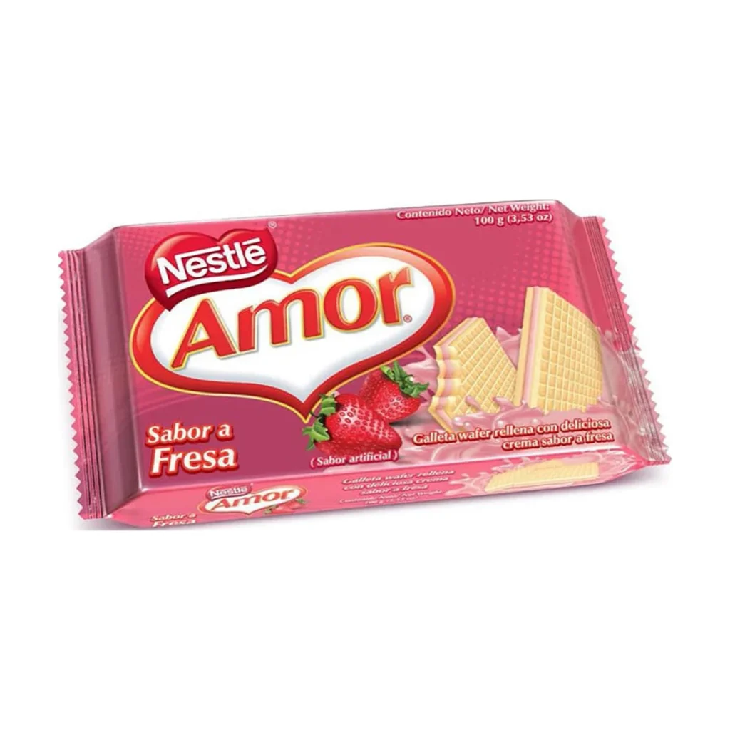 Galletas Amor fresa 100 g