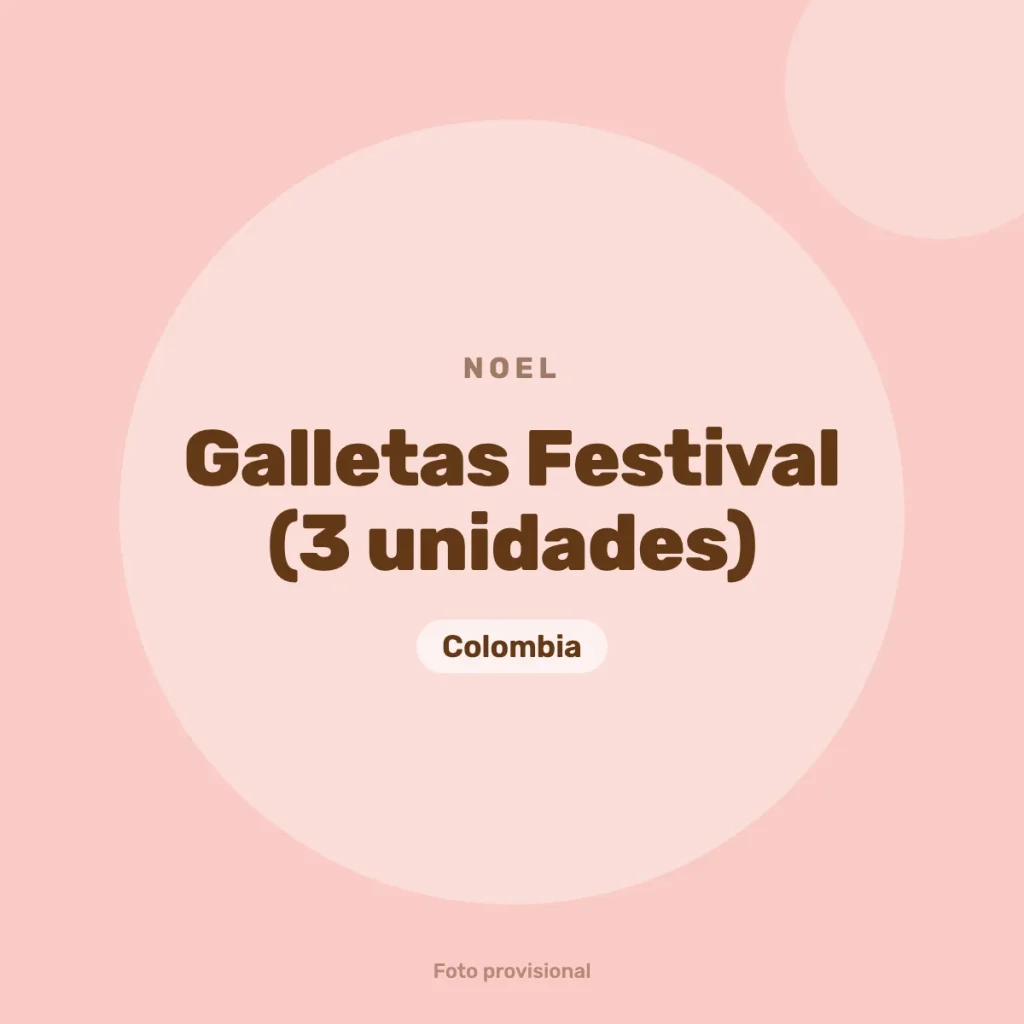 Galletas Festival (3 unidades)
