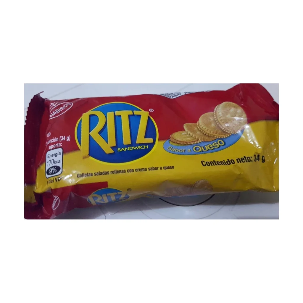 Galletas Ritz con queso
