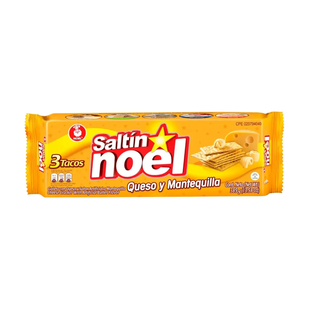 Galletas Saltín Noel queso y mantequilla 385 g