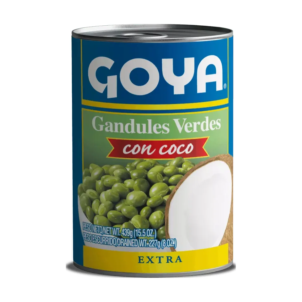 Gandules verdes con coco Goya 425 g