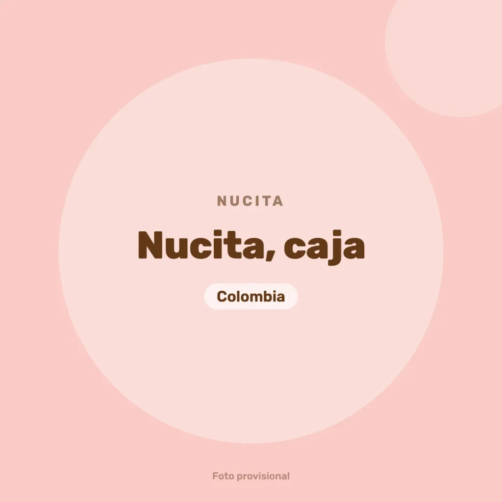 Nucita, caja
