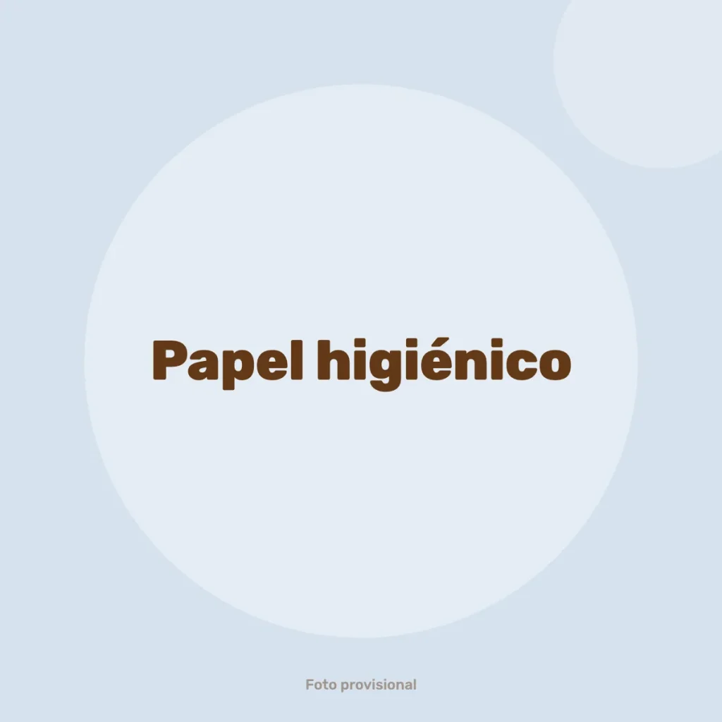Papel higiénico