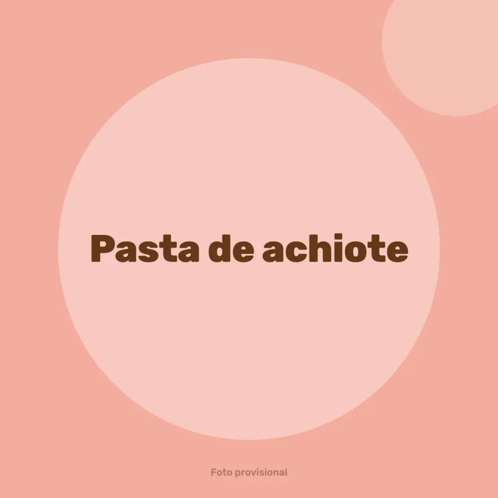 Pasta de achiote