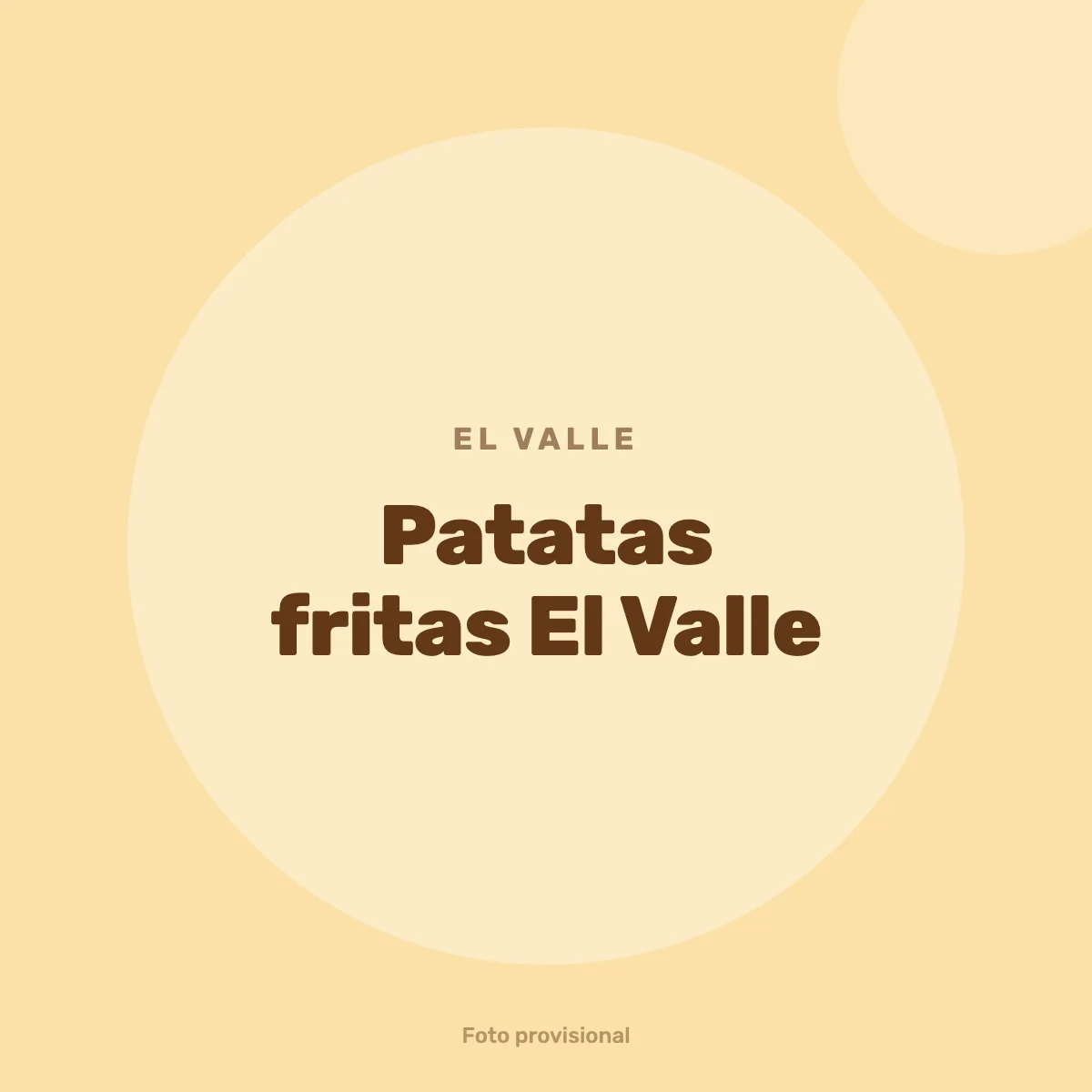 Patatas fritas El Valle