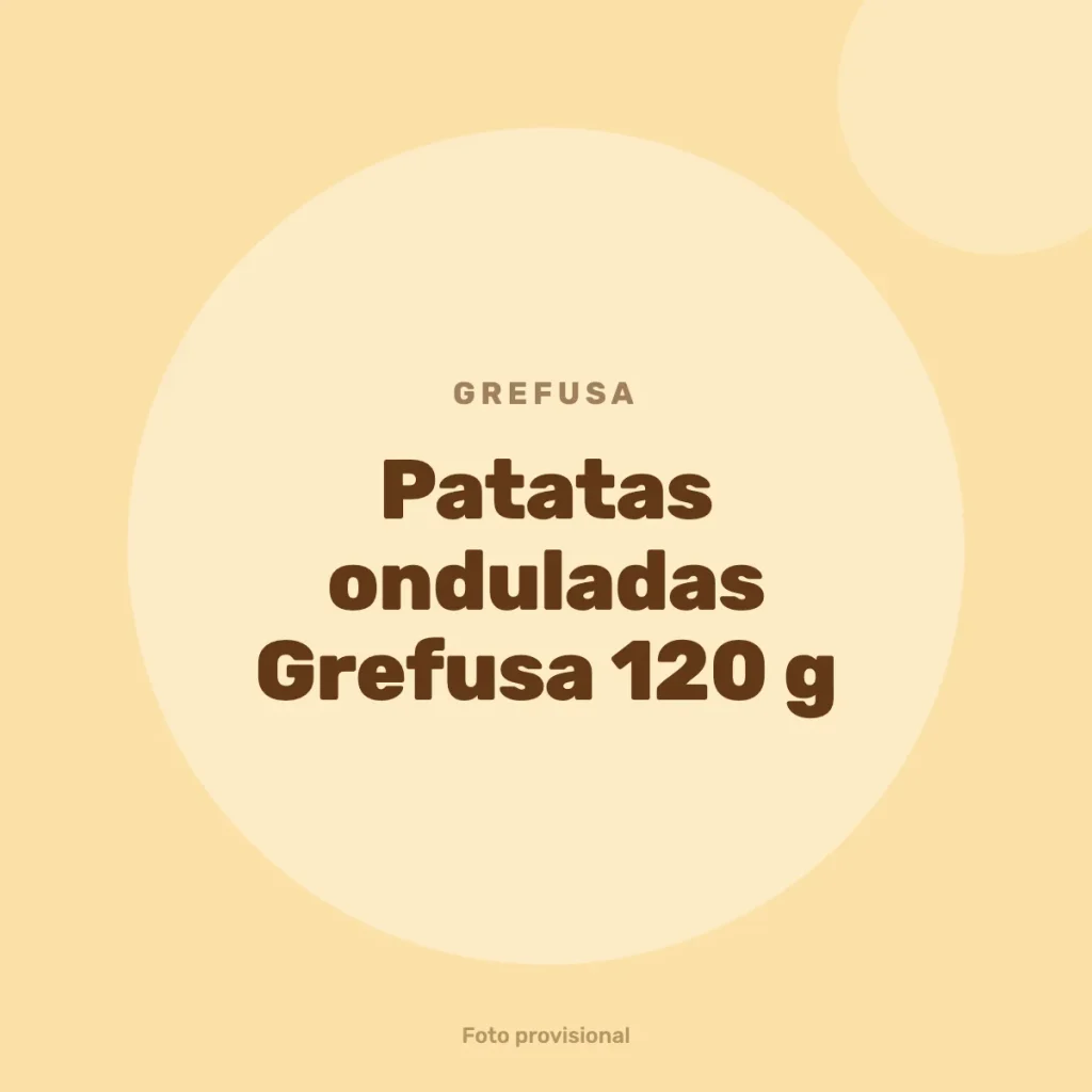 Patatas onduladas Grefusa 120 g