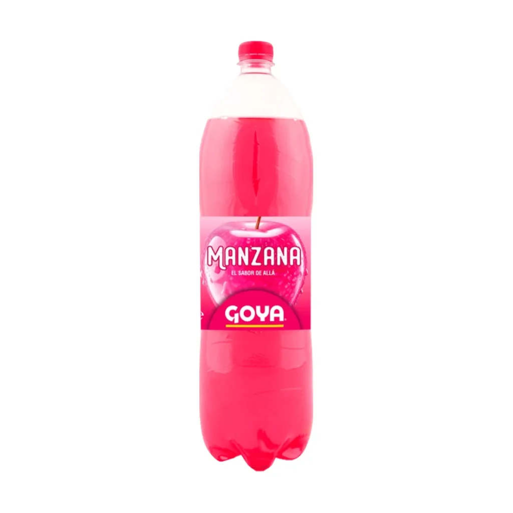 Refresco de manzana rosa Goya 2 L