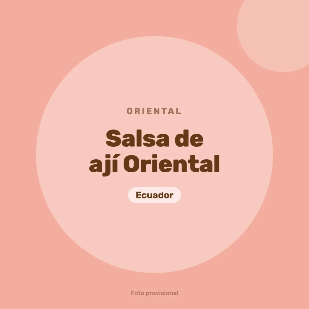 Salsa de ají Oriental