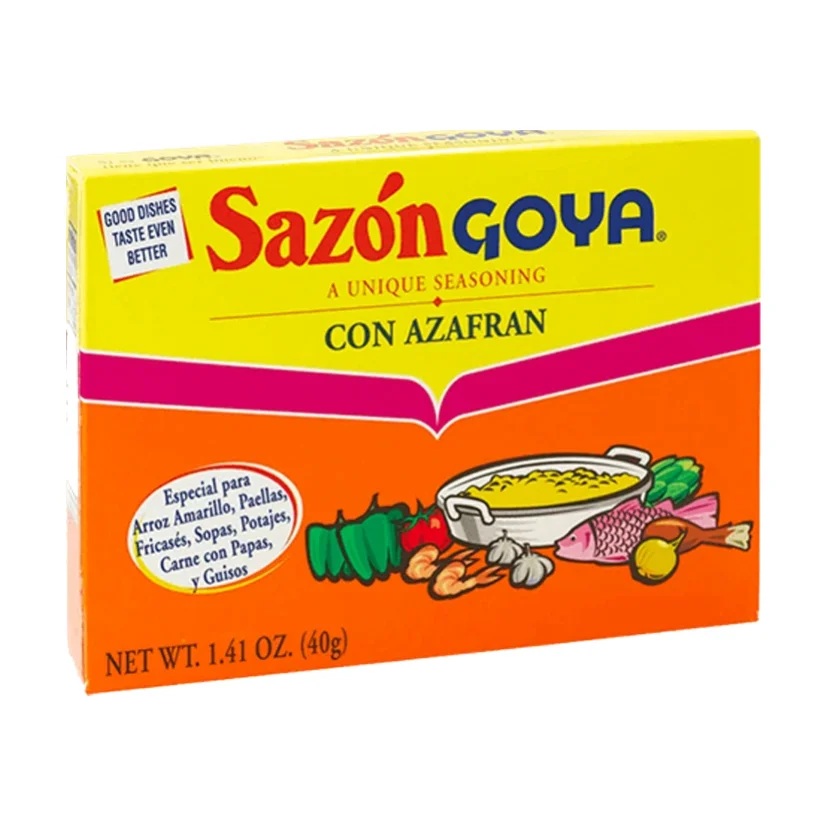 Sazón con azafrán Goya, 8 sobres