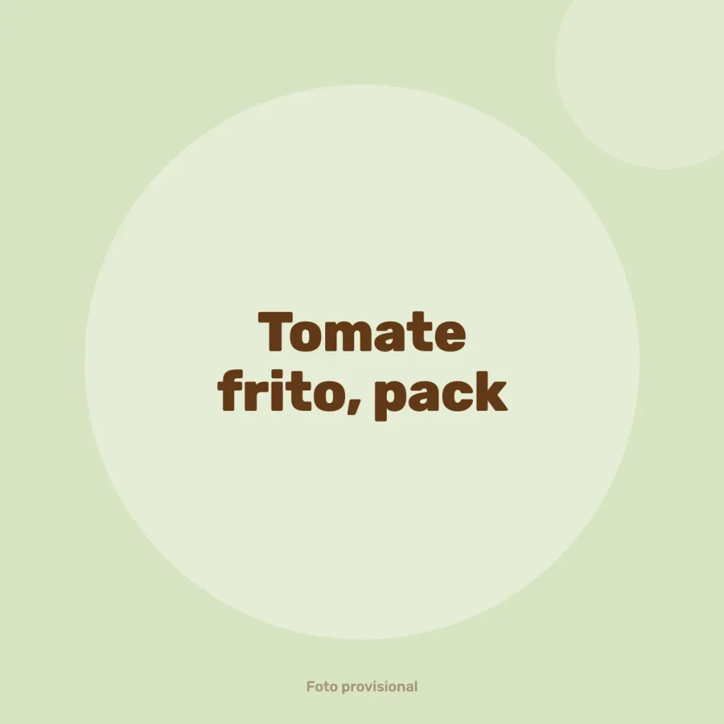 Tomate frito, pack
